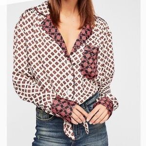 Free People Awake At Dawn Top Medium